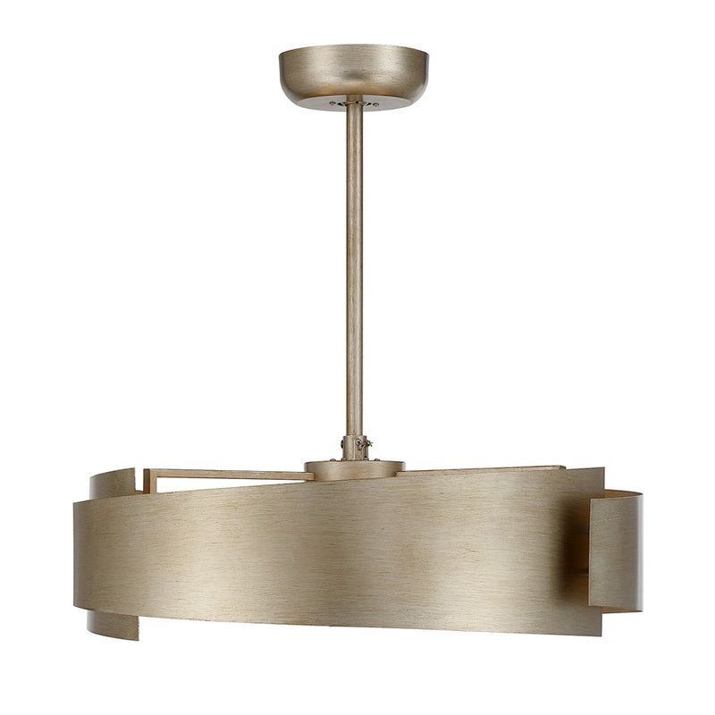 Savoy House Amiena Lt Ceiling Fan, Fan D'Lier, Slvr Patina