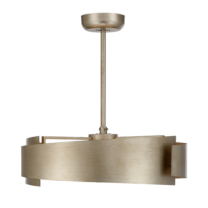 Savoy House Amiena Lt Ceiling Fan, Fan D'Lier, Slvr Patina