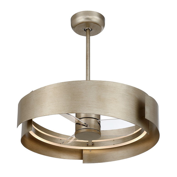 Savoy House Amiena Lt Ceiling Fan, Fan D'Lier, Slvr Patina