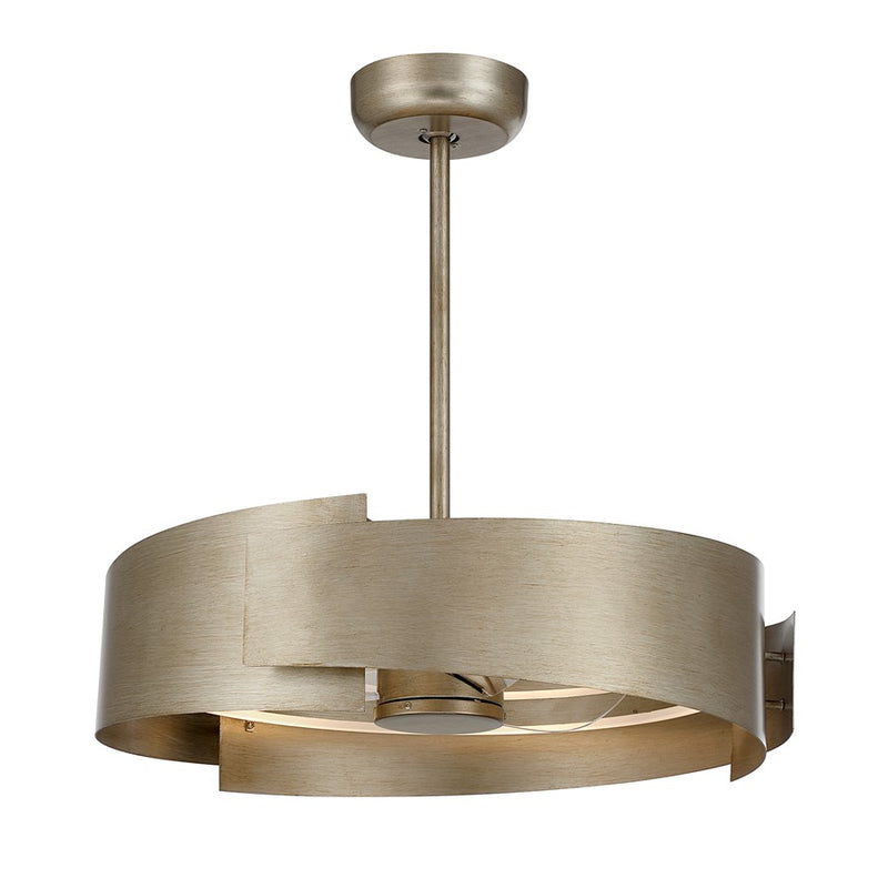 Savoy House Amiena Lt Ceiling Fan, Fan D'Lier, Slvr Patina