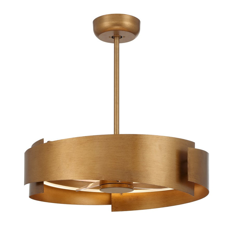 Savoy House Amiena Lt Ceiling Fan, Fan D'Lier, Gold Patina
