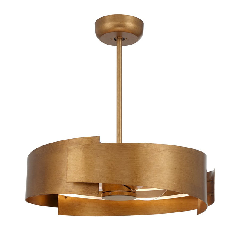 Savoy House Amiena Lt Ceiling Fan, Fan D'Lier, Gold Patina