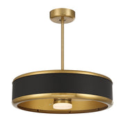 Savoy House Archer Lt Ceiling Fan, Fan D'Lier, Warm Brass - 28-FD-485-322