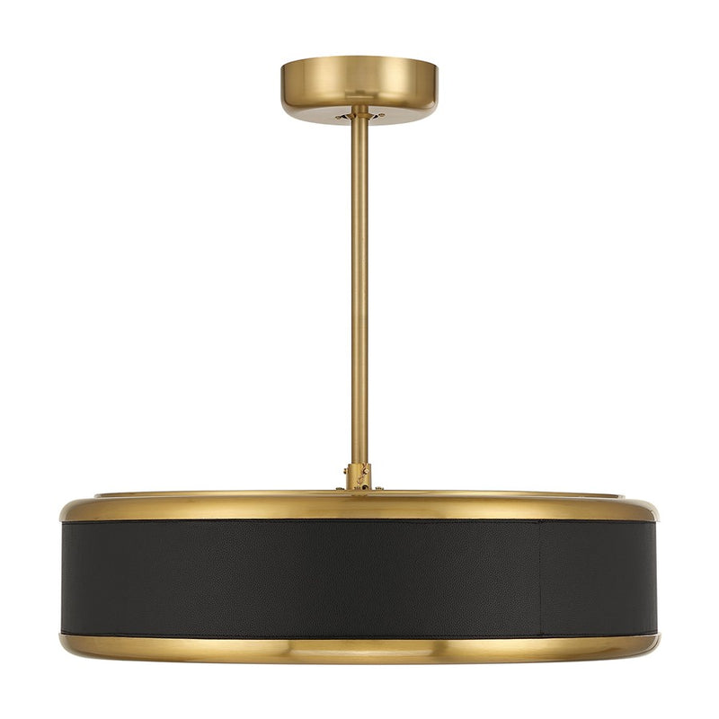 Savoy House Archer Lt Ceiling Fan, Fan D'Lier, Warm Brass