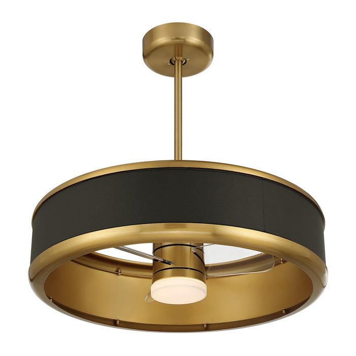 Savoy House Archer Lt Ceiling Fan, Fan D'Lier, Warm Brass