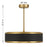 Savoy House Archer Lt Ceiling Fan, Fan D'Lier, Warm Brass