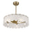 Savoy House Ashton 5 Lt Ceiling Fan, Fan D'Lier, Noble Brass