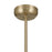 Savoy House Ashton 5 Lt Ceiling Fan, Fan D'Lier, Noble Brass