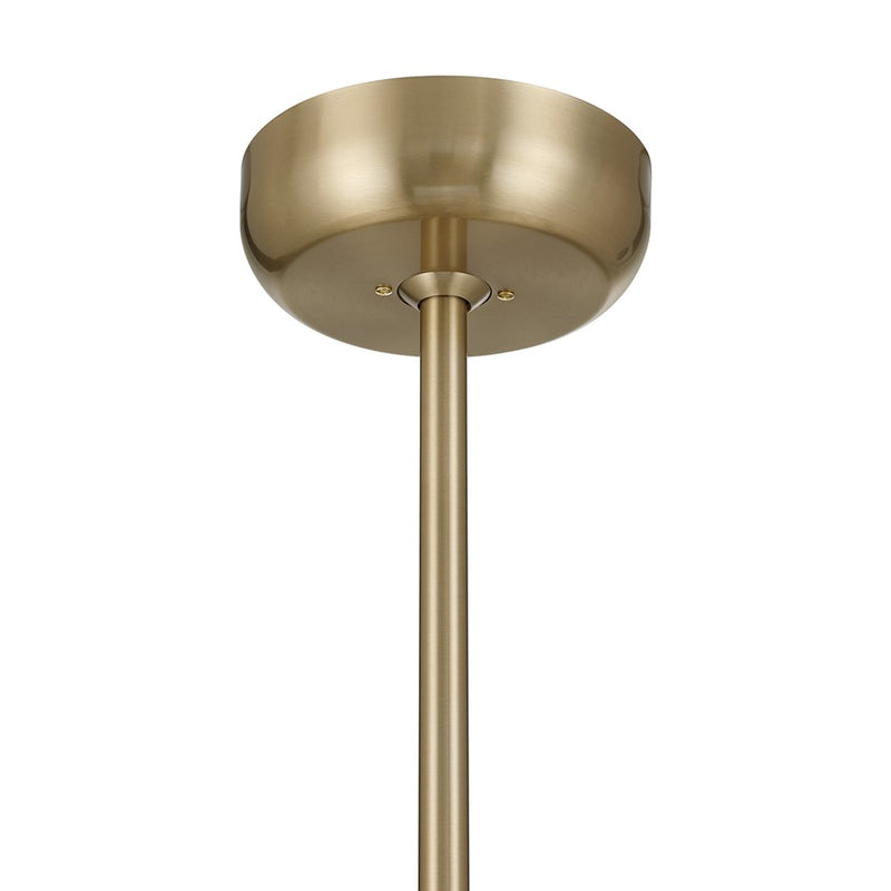 Savoy House Ashton 5 Lt Ceiling Fan, Fan D'Lier, Noble Brass
