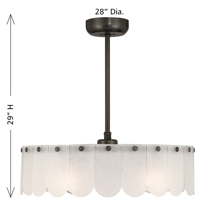 Savoy House Ashton 5Lt Ceiling Fan, Mediterranean Bronze