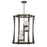 Savoy House Darien 4 Light Pendant, Mediterranean Bronze/Ice