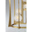 Savoy House Darien 4 Light Pendant, Warm Brass/Ice