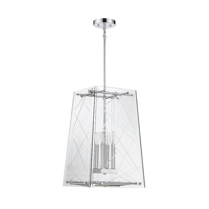 Savoy House Kole 4-Light Pendant, Polished Chrome