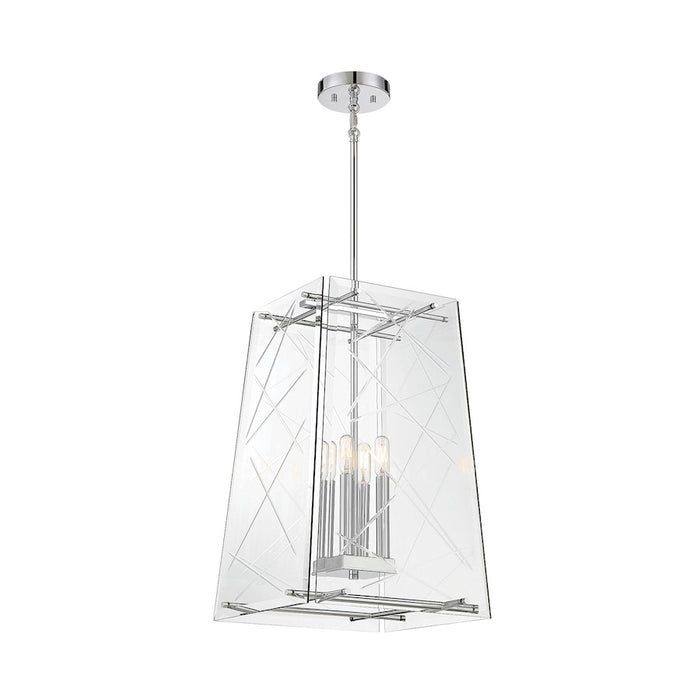 Savoy House Kole 4-Light Pendant, Polished Chrome