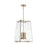 Savoy House Kole 4-Light Pendant, Warm Brass - 3-1617-4-322