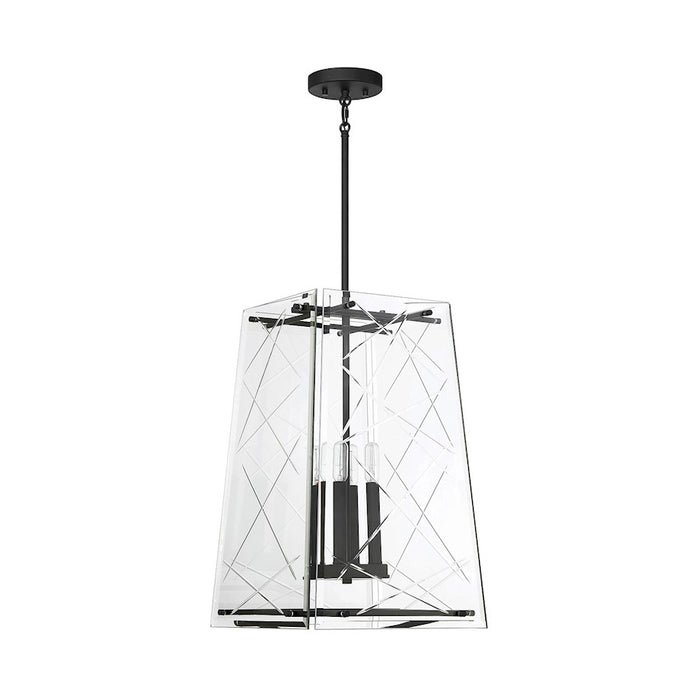 Savoy House Kole 4-Light Pendant, Matte Black