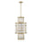 Savoy House Rohe 8-Light Pendant, Warm Brass - 3-2226-8-322