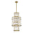 Savoy House Rohe 8-Light Pendant, Warm Brass