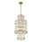 Savoy House Rohe 8-Light Pendant, Warm Brass