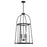 Savoy House Rosedale 4 Light Pendant, Matte Black/Clear - 3-2406-4-89