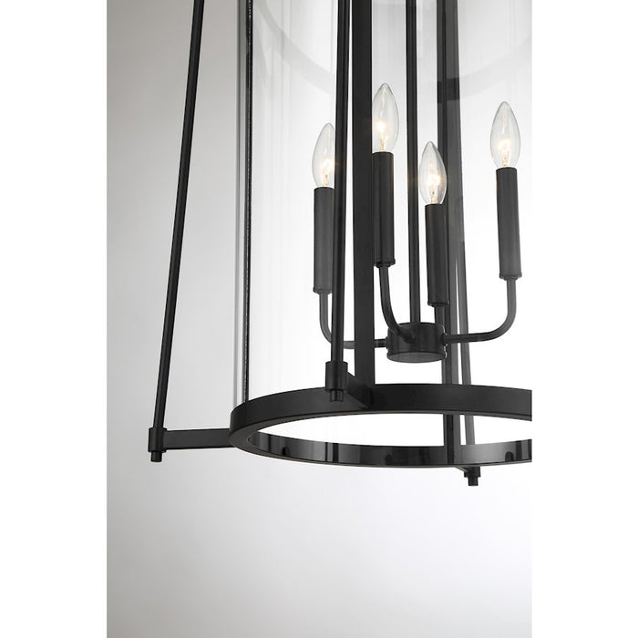 Savoy House Rosedale 4-Light Pendant, Matte Black