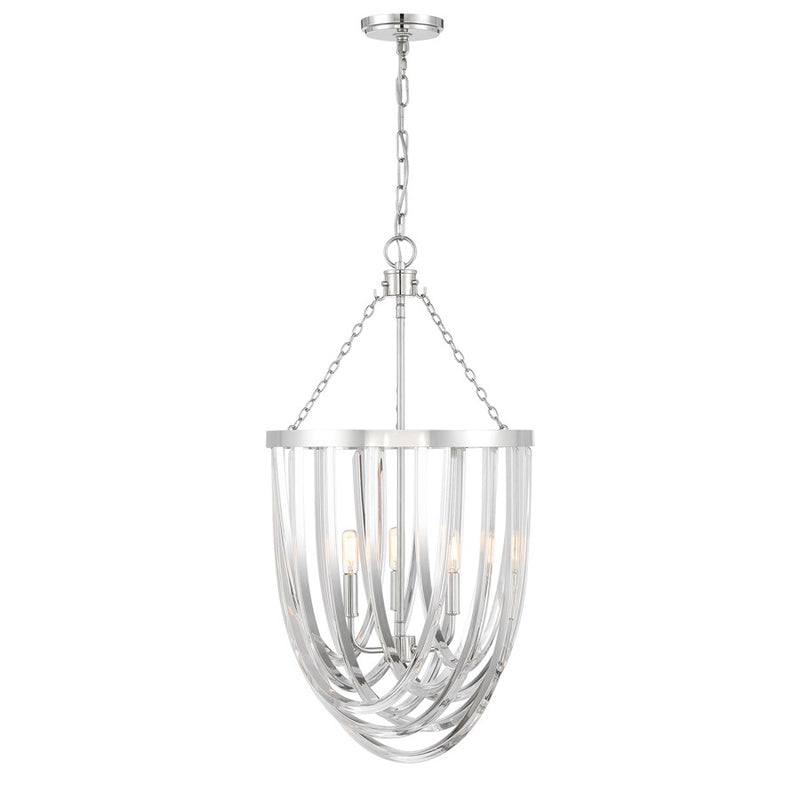 Savoy House Jennings 3 Lt Pendant, Polished Nickel