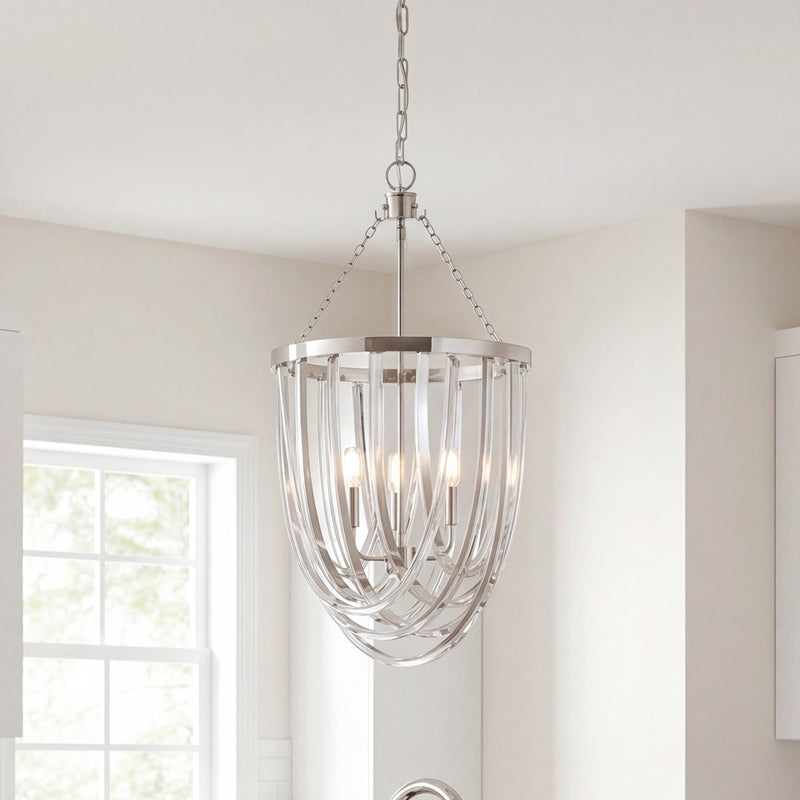Savoy House Jennings 3 Lt Pendant, Polished Nickel