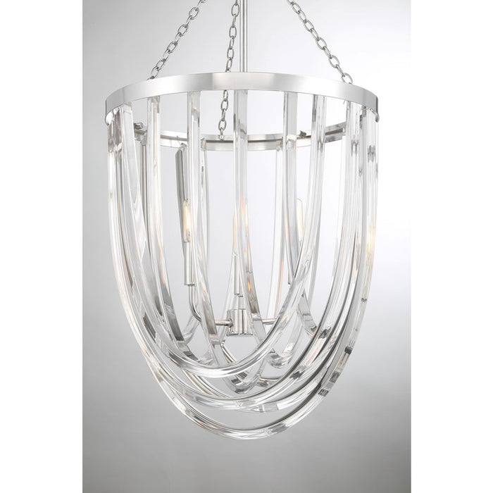 Savoy House Jennings 3 Lt Pendant, Polished Nickel