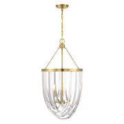 Savoy House Jennings 3 Lt Pendant, Warm Brass - 3-2999-3-322
