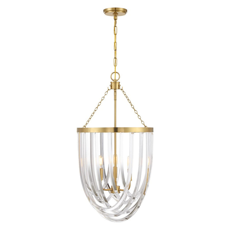 Savoy House Jennings 3 Lt Pendant, Warm Brass