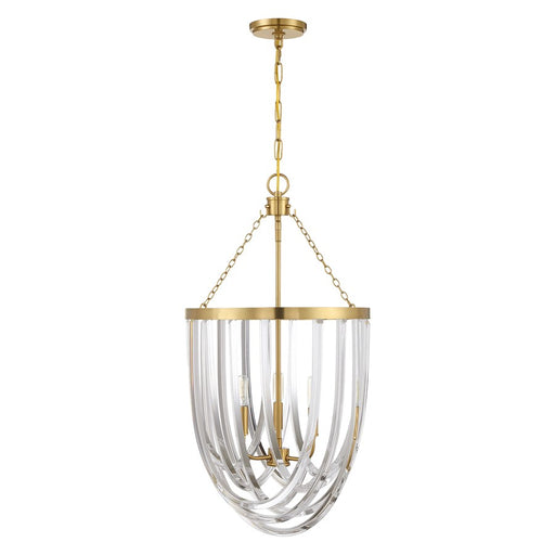 Savoy House Jennings 3 Lt Pendant, Warm Brass
