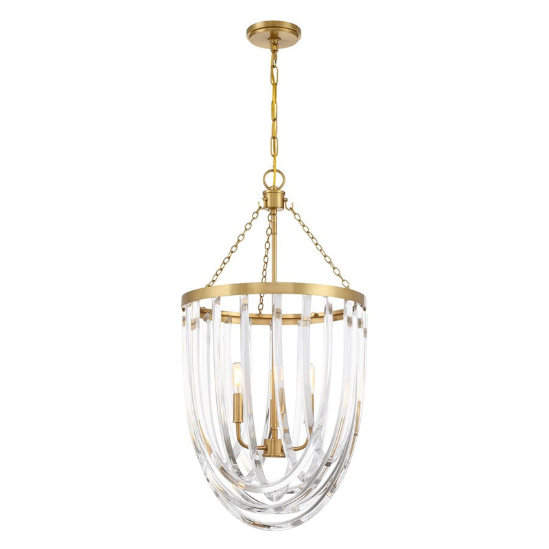 Savoy House Jennings 3 Lt Pendant, Warm Brass