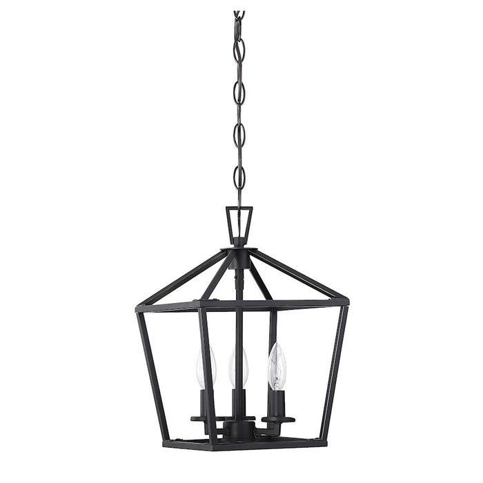 Savoy House Townsend 3-Light 15" Pendant, Matte Black