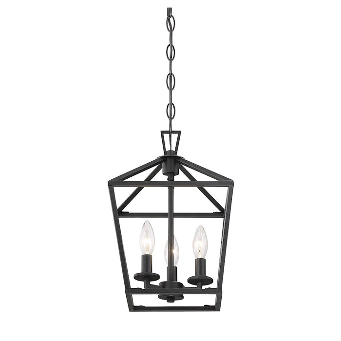 Savoy House Townsend 3-Light 15" Pendant, Matte Black