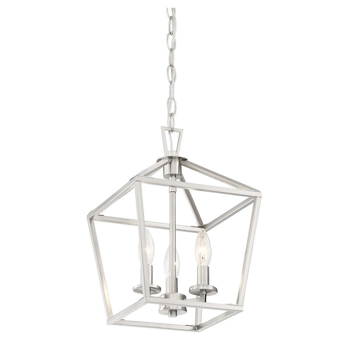 Savoy House Townsend 3-Light 15" Pendant, Satin Nickel