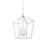 Savoy House Townsend 4-Light 26" Pendant, Polished Nickel