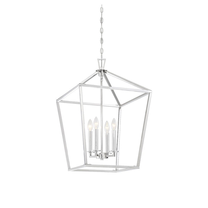 Savoy House Townsend 4-Light 26" Pendant, Polished Nickel