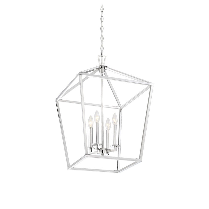 Savoy House Townsend 4-Light 26" Pendant, Polished Nickel