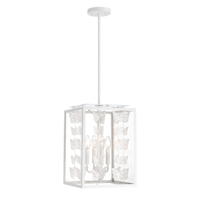 Savoy House Birch 4-Light Pendant, Bisque White - 3-4197-4-83