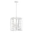 Savoy House Birch 4 Light Pendant, Bisque White/Clear