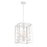 Savoy House Birch 4 Light Pendant, Bisque White/Clear