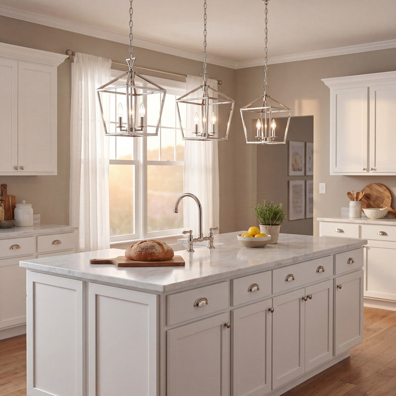 Savoy House Townsend 3-Light Pendant, Polished Nickel