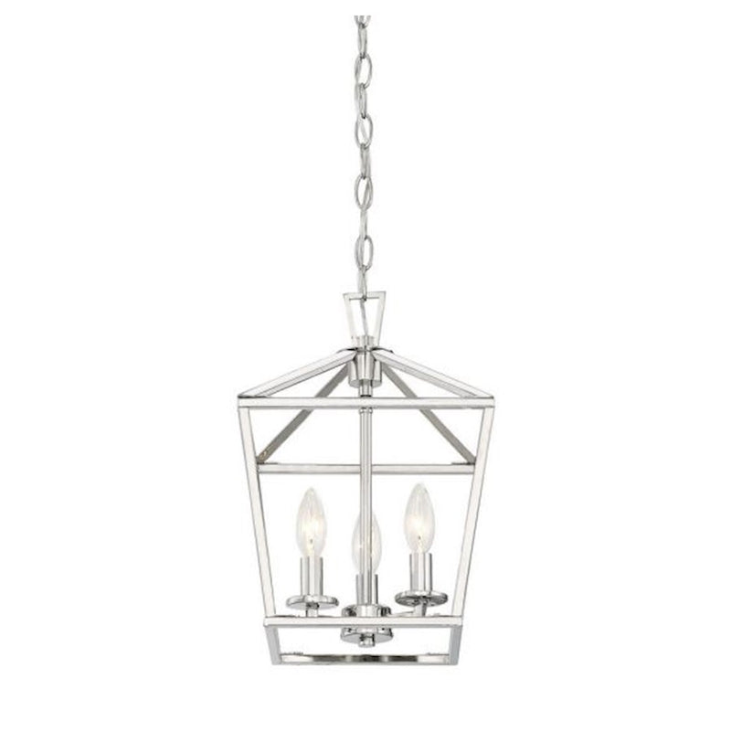 Savoy House Townsend 3-Light Pendant, Polished Nickel