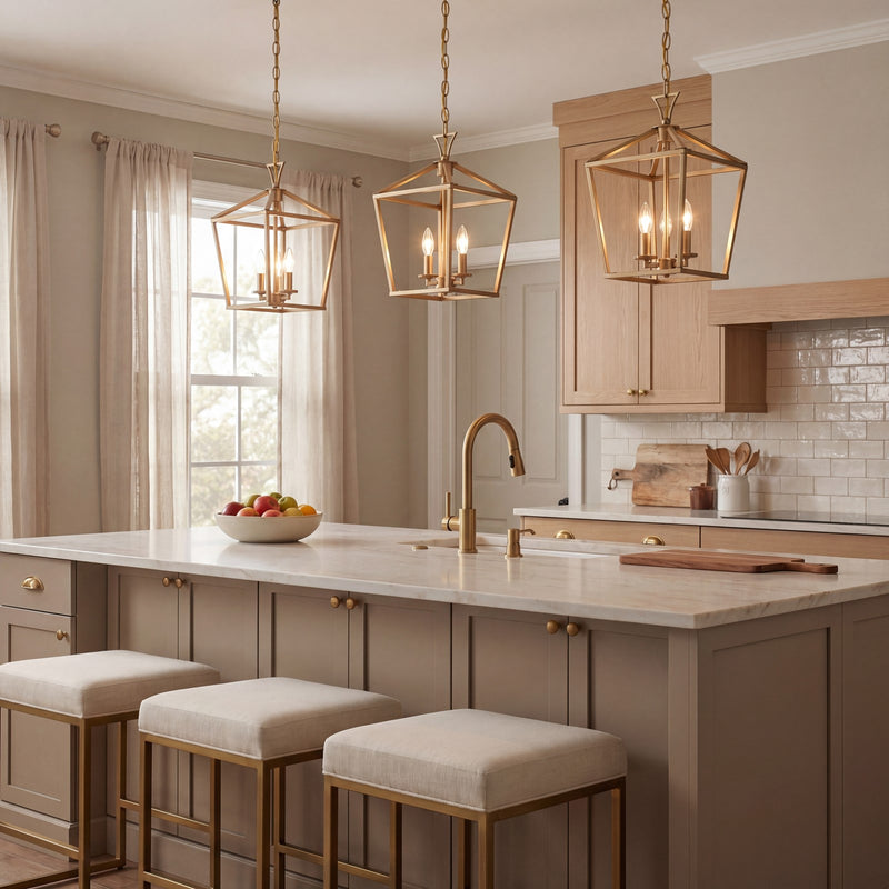 Savoy House Townsend 3-Light Pendant, Warm Brass