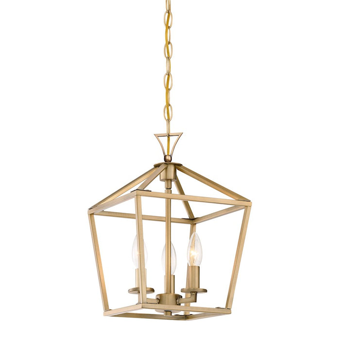 Savoy House Townsend 3-Light Pendant, Warm Brass