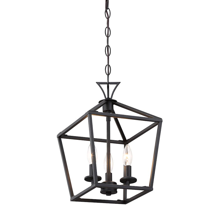 Savoy House Townsend 420 3-Light 15" Pendant, Matte Black