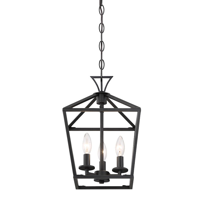 Savoy House Townsend 420 3-Light 15" Pendant, Matte Black