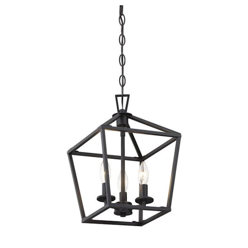 Savoy House Townsend 420 3-Light 15" Pendant, Matte Black