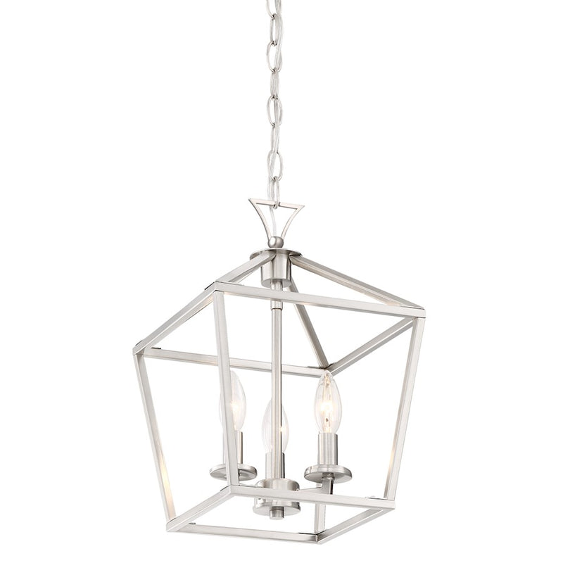 Savoy House Townsend 420 3-Light 15" Pendant, Satin Nickel