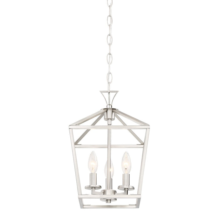 Savoy House Townsend 420 3-Light 15" Pendant, Satin Nickel